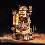 Puzzle 3D en bois Chocolaterie