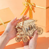 Puzzle 3D en bois Carriole