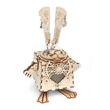 Puzzle 3D en bois Lapin