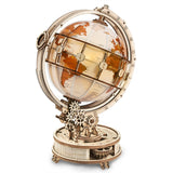 Puzzle en bois du globe