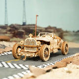 Puzzle 3D en bois Voiture de course