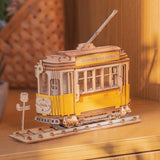 Puzzle 3D en bois Tramway