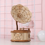 Gramophone puzzle 3d