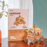 Puzzle 3D Carriole en bois