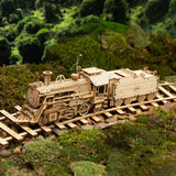 Puzzle 3D Locomotive en bois