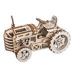 puzzle 3d bois tracteur 