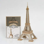 Puzzle 3D en bois Tour Eiffel