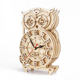 Puzzle 3D de hibou en bois